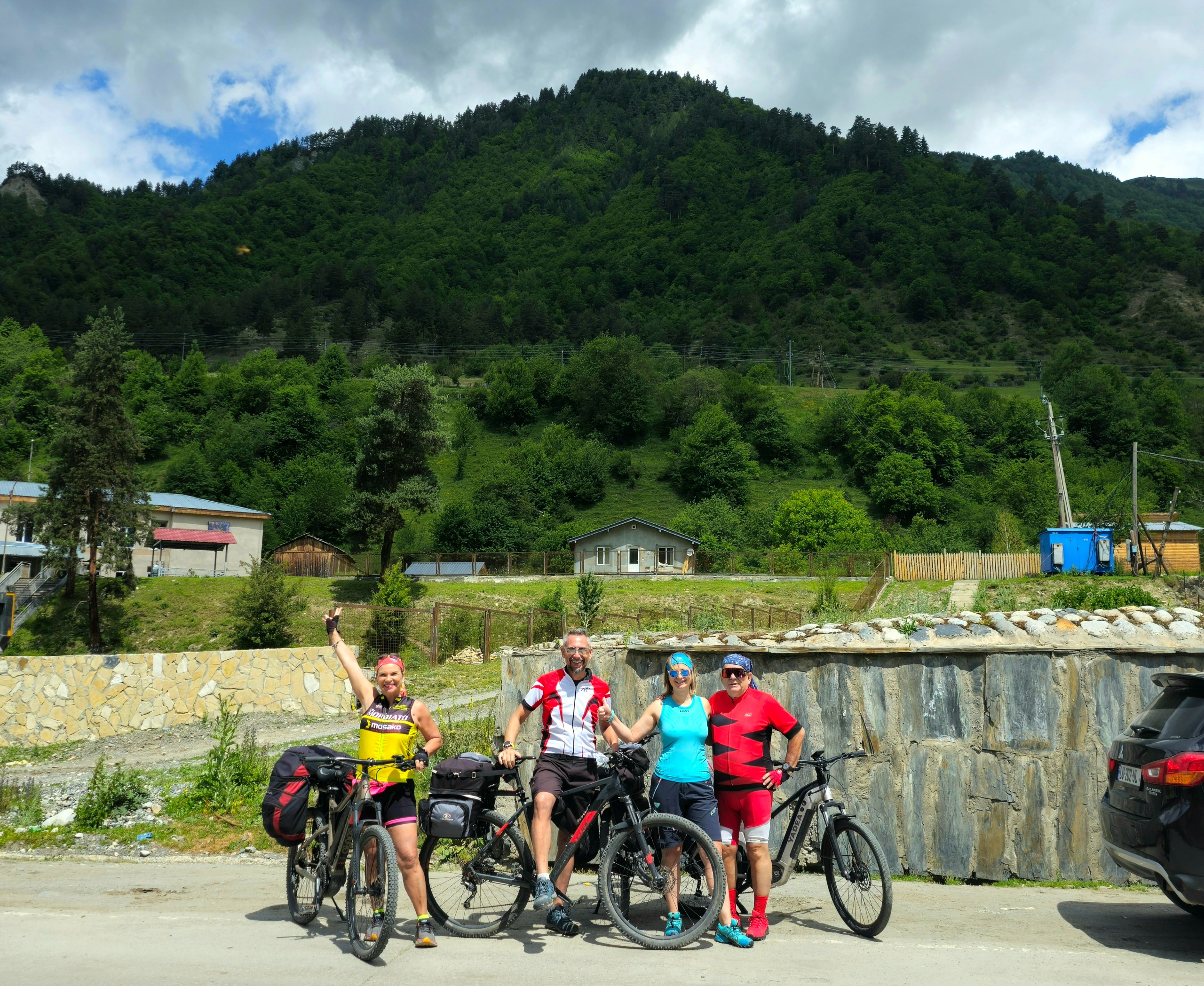 Gwaldi Pass E-bike adventure — Caucasus alpine trail in Svaneti